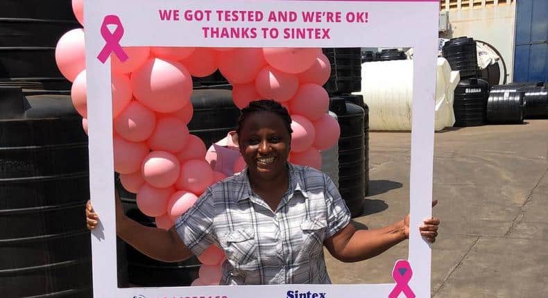Sintex Ghana organizes breast cancer awareness and screening